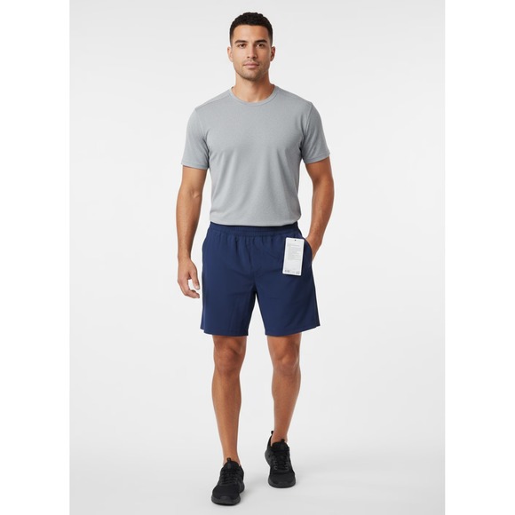 Lululemon Pace Breaker Short Men's Size L Navy Athletic Performance Quick-drying - Picture 1 of 8